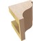 Ekena Millwork 4"W x 4"D x 4"H Wide Garner Rough Cedar Woodgrain TimberThane Corbel, Primed Tan CORUR04X04X04GARRCPR - alternate 2